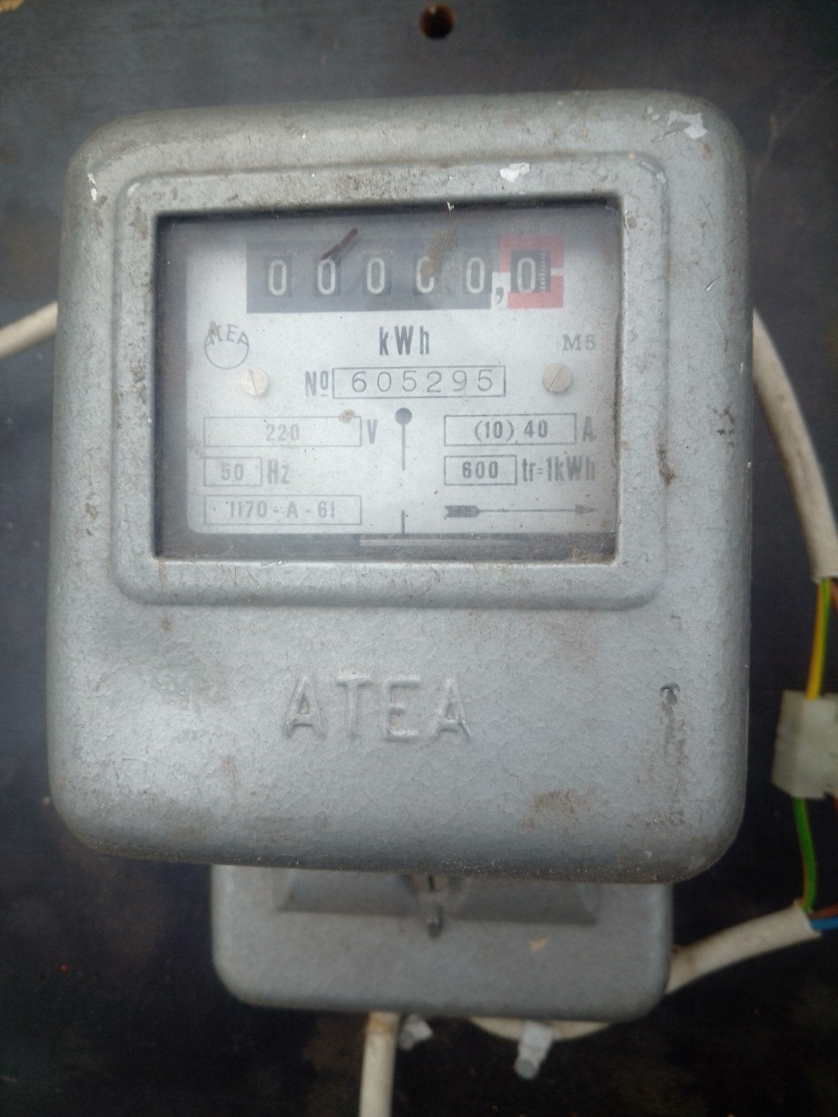 ATEA kWh meter stroommeter tussenmeter 1 fase, Ophalen of Verzenden, Gebruikt, Overige merken, Overige typen
