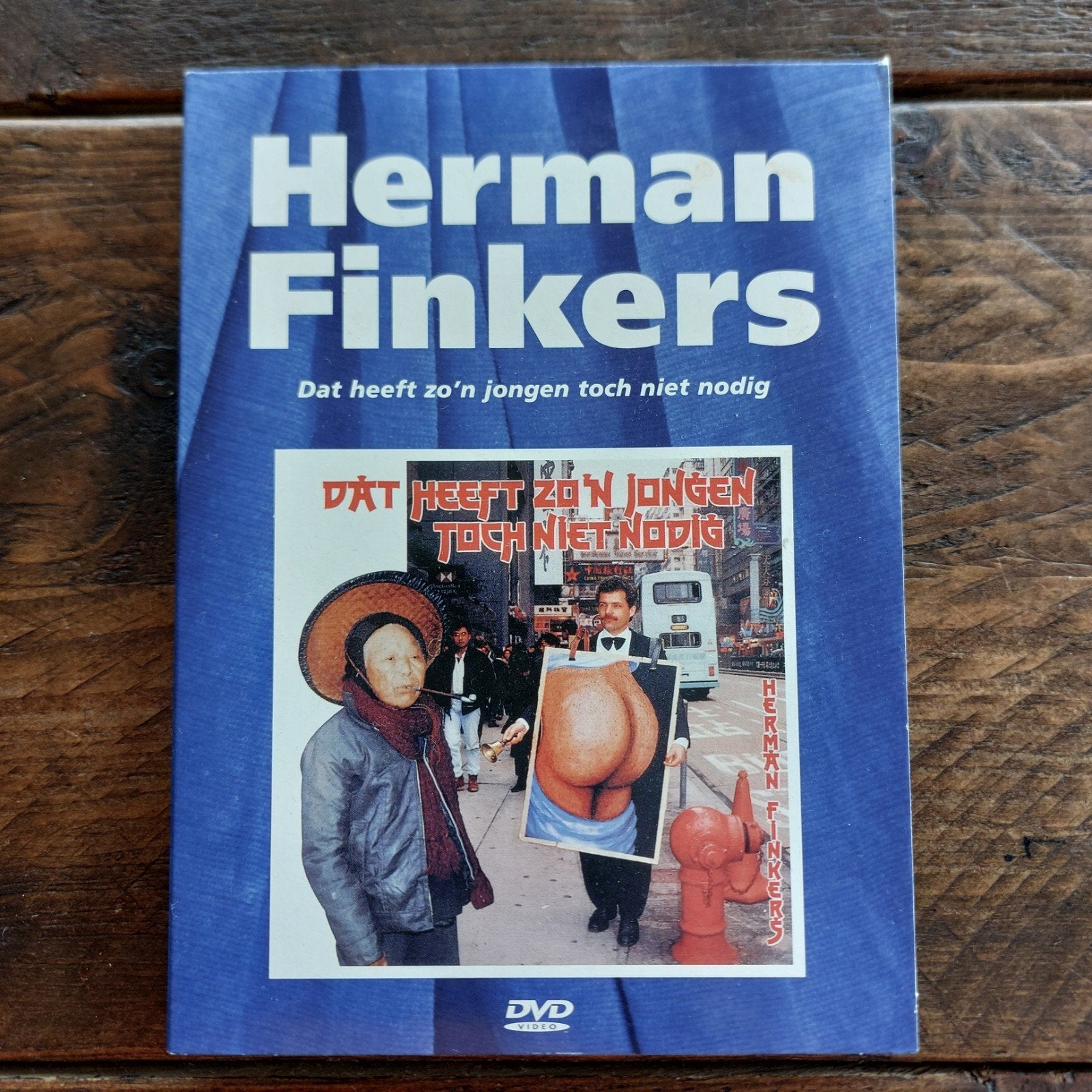 DVD Herman Finkers: Dat Heeft Zo'n Jongen Toch Niet Nodig, Alle leeftijden, Ophalen of Verzenden, Zo goed als nieuw, Herman Finkers
