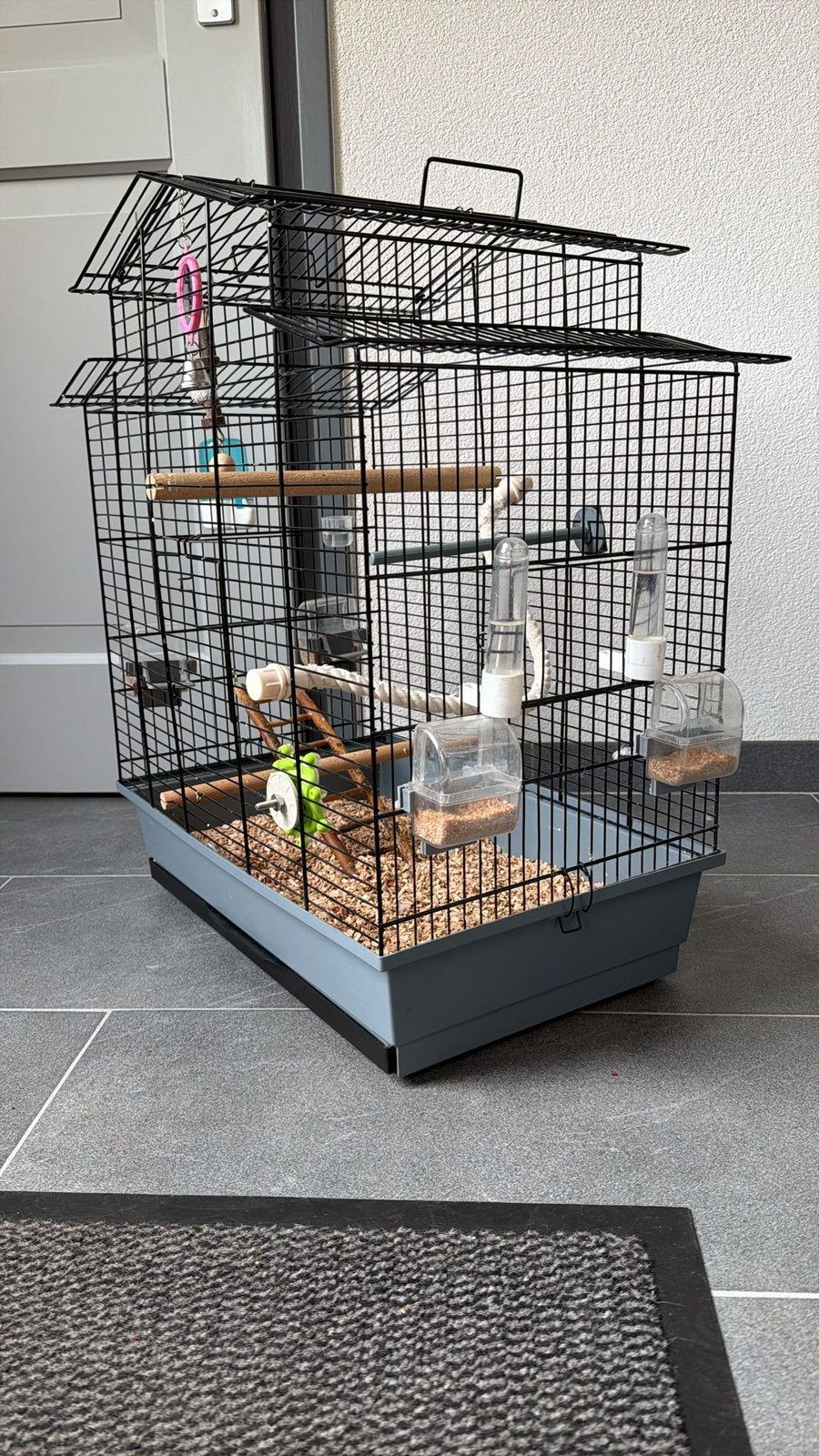 Vogelkooi, Dieren en Toebehoren, Ophalen of Verzenden, Zo goed als nieuw, Metaal, Vogelkooi