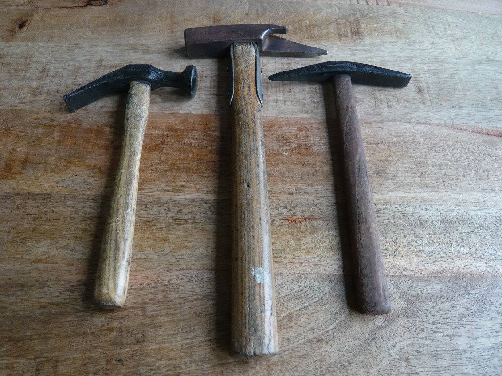 3 oude hamers, Ophalen of Verzenden