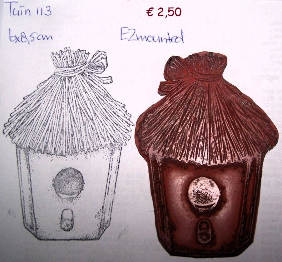 Tuin 113 EZ-mounted stempel, Hobby en Vrije tijd, Stempelen, Ophalen of Verzenden, Gebruikt, EZ-mounted stempel