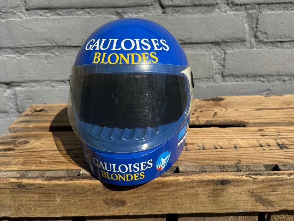 Vintage Gauloises Blondes Reclame helm asbak, Verzamelen, Gebruikt, Gebruiksvoorwerp, ., Ophalen of Verzenden