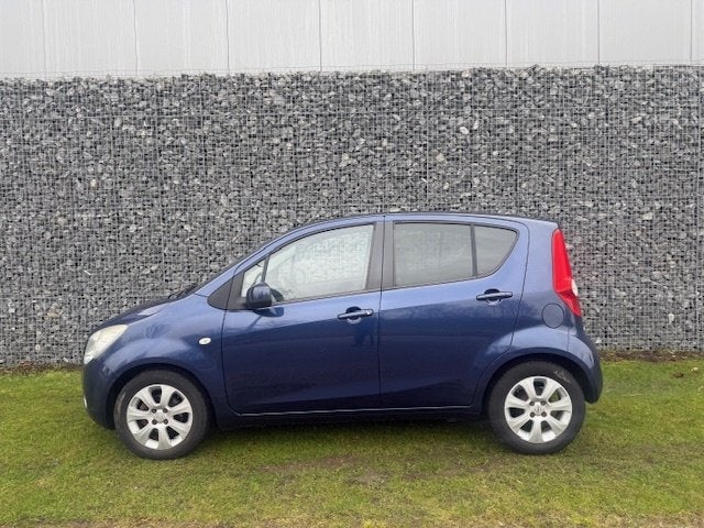 Opel Agila 1.0 Enjoy Hoge instap 33000km (bj 2008), Auto's, Opel, Gebruikt, 31 €/maand, Blauw, 996 cc