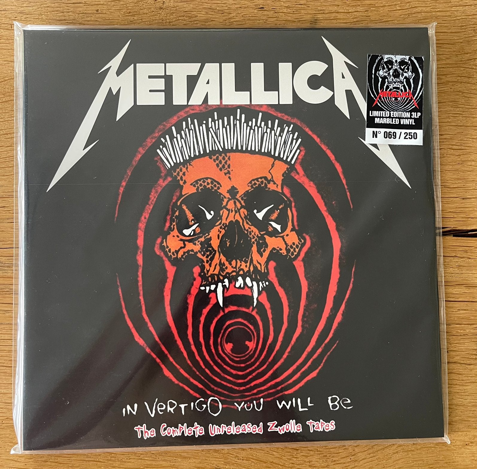Metallica - In vertigo you will be - Zwolle 1990 - 3 LP, Verzenden, Zo goed als nieuw