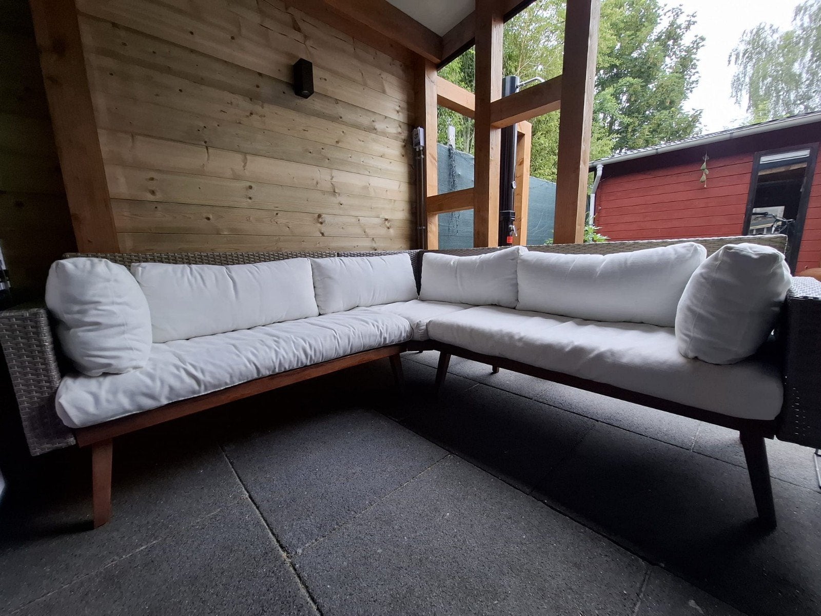 Loungebank, Ophalen, Gebruikt, Wicker