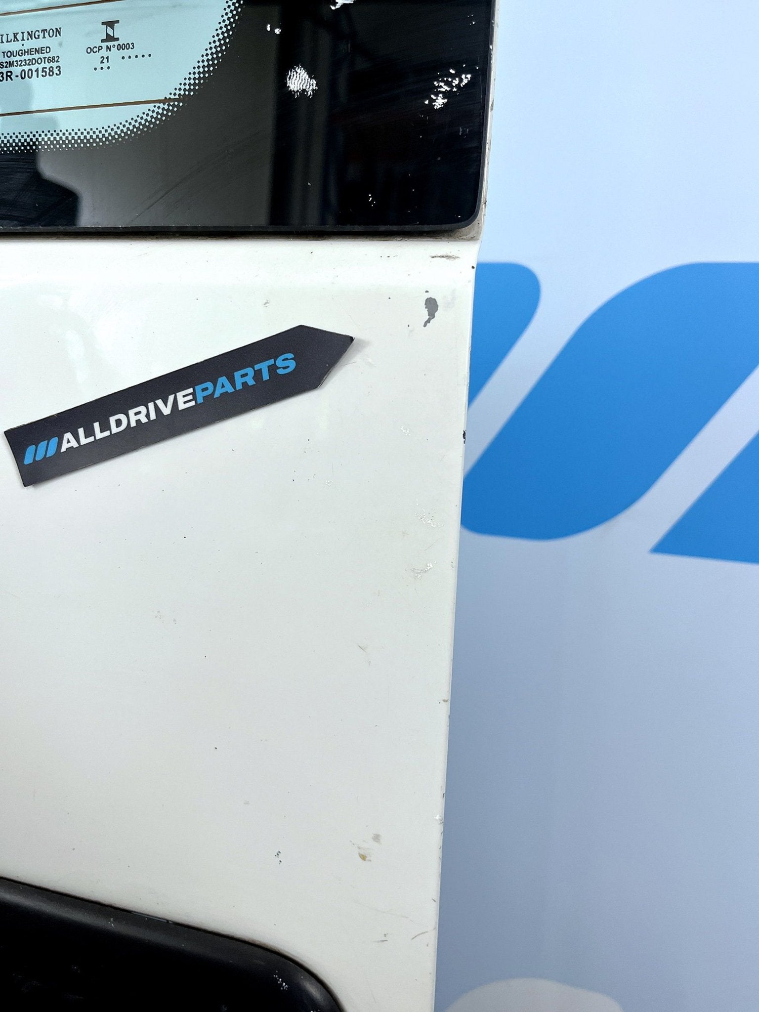 Achterdeur links VW T6 met ruit wit LB9A 7H0827087, Gebruikt, -, Ophalen of Verzenden, Achter