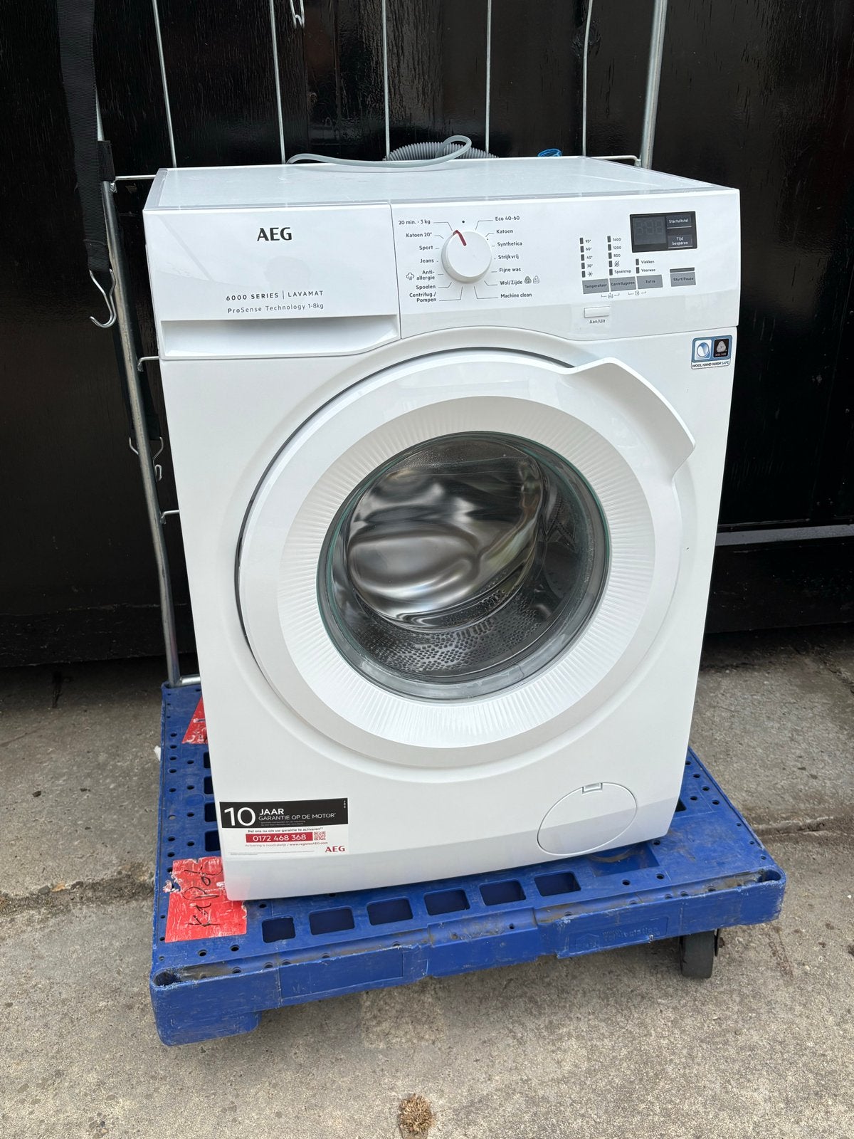 AEG Lavamat 6000 Series ProSense Wasmachine 8kg, Witgoed en Apparatuur, B, 1200 tot 1600 toeren, J, 8 tot 10 kg