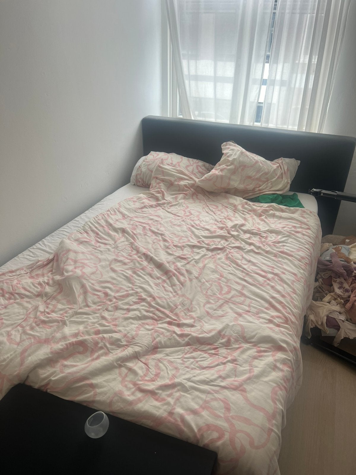 Boxspring 140x210, Ophalen, Gebruikt, 210 cm, Tweepersoons