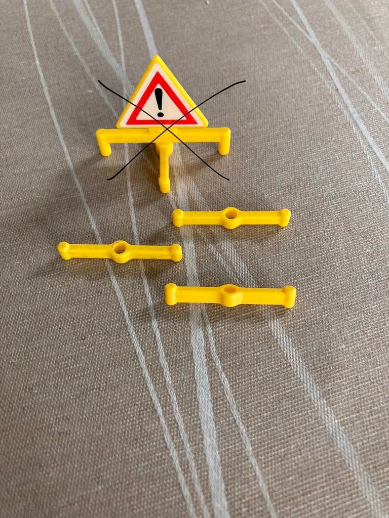 Playmobil houder voor verkeersbord., Ophalen of Verzenden, Zo goed als nieuw