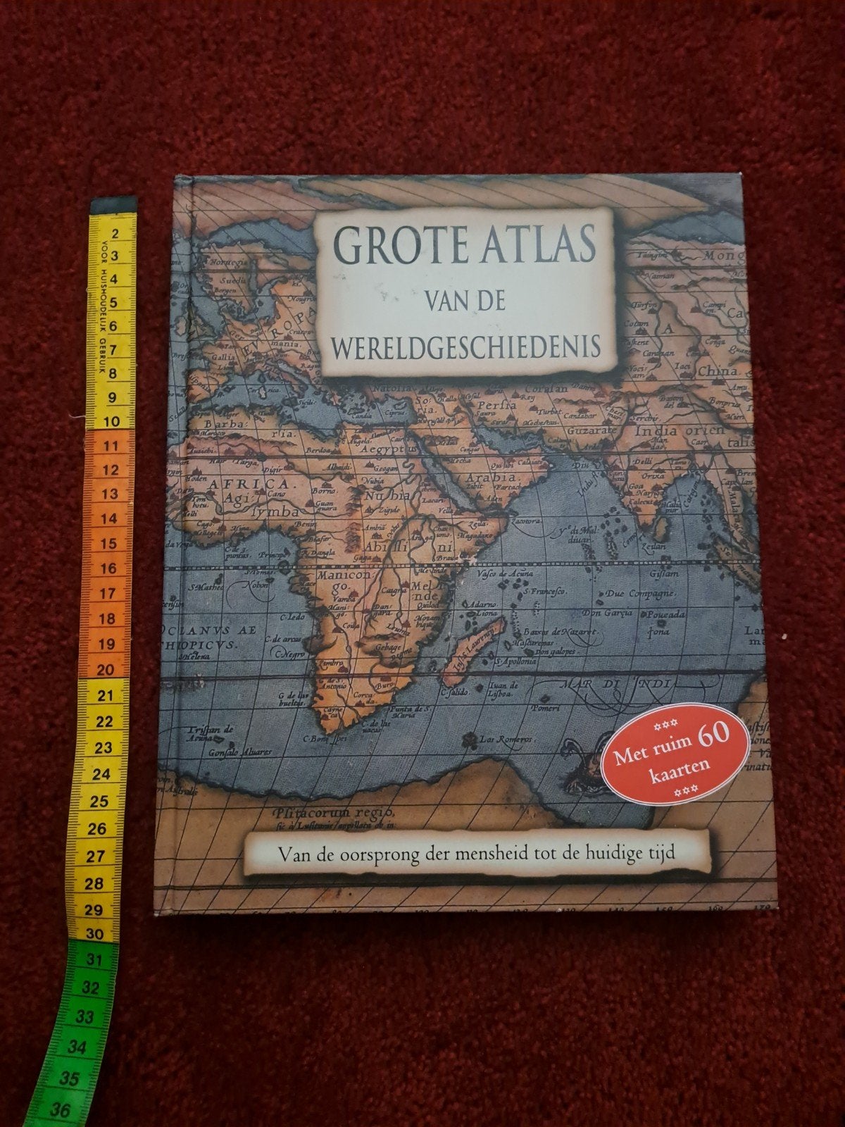 Grote Atlas van de Wereldgeschiedenis - Met ruim 60 kaarten, Overige gebieden, Ophalen of Verzenden, Zo goed als nieuw, 20e eeuw of later