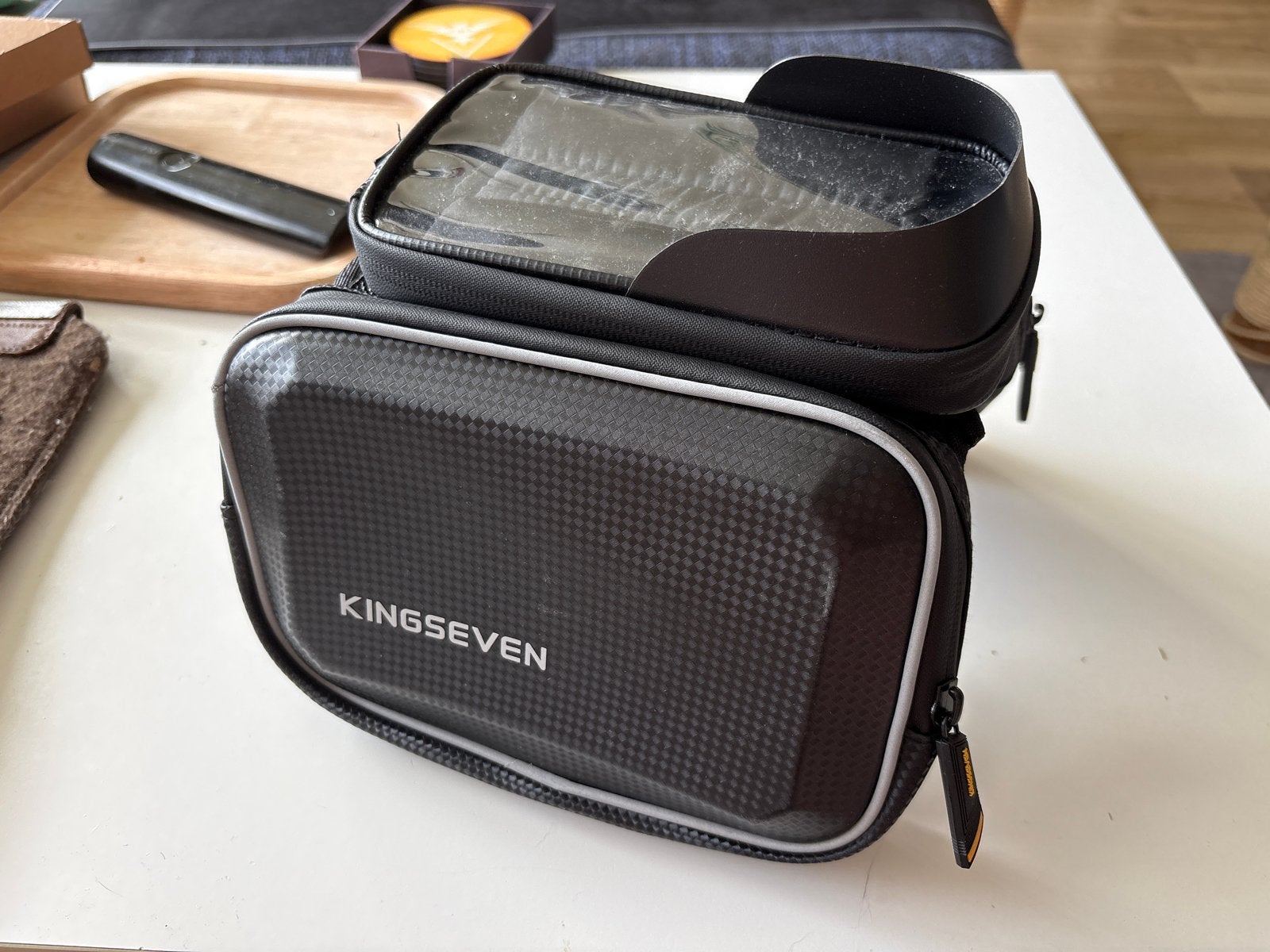 KINGSEVEN Fiets Stuurtas met Telefoonhouder, Ophalen, Nieuw