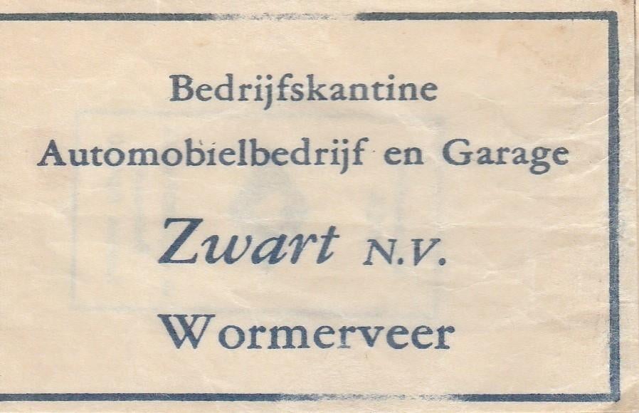Zwart Wormerveer - garage automobielbedrijf bedrijfskantine, Ophalen of Verzenden