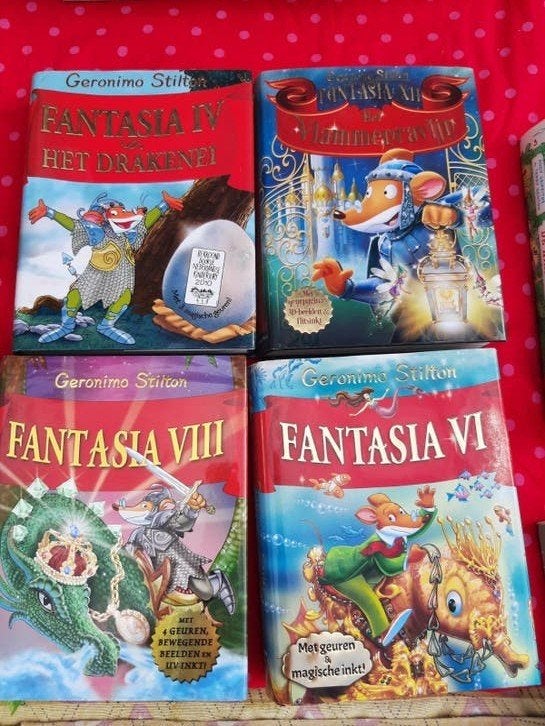 Geronimo Stilton - Fantasia VI, Boeken, Fictie algemeen, Geronimo Stilton, Ophalen of Verzenden, Zo goed als nieuw