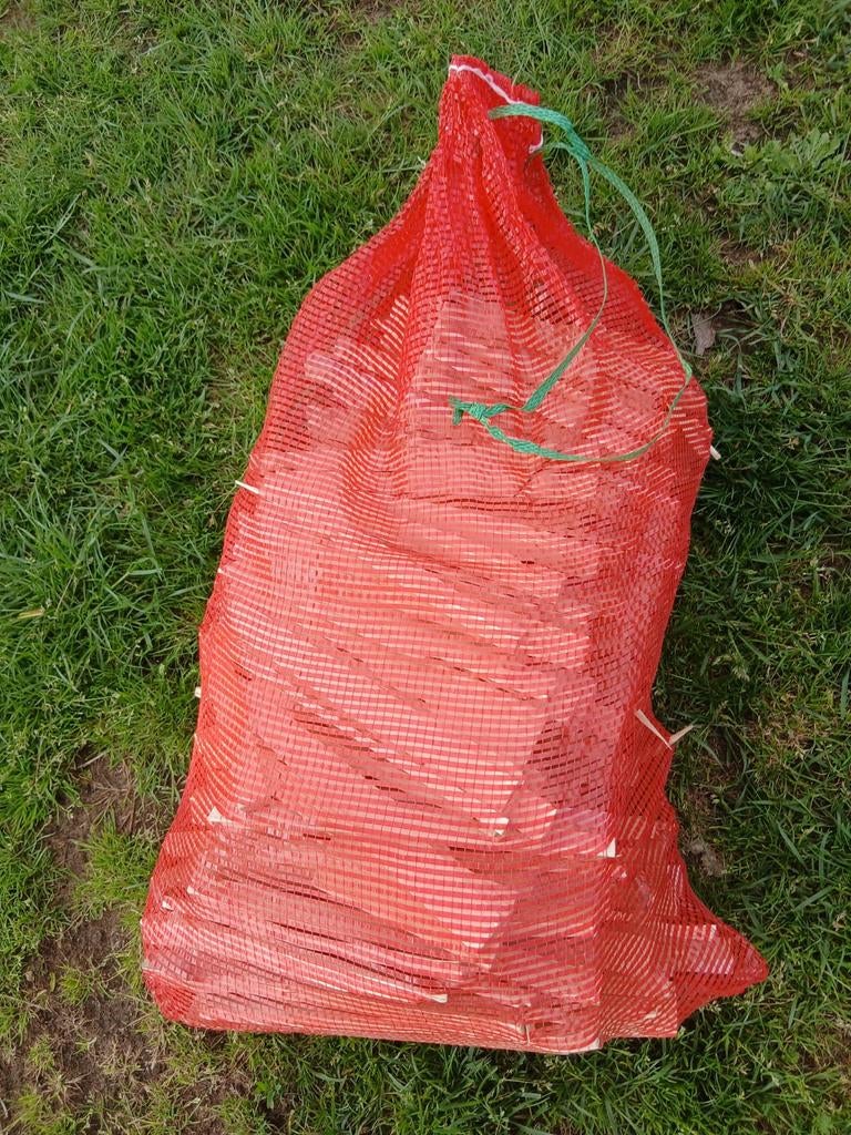 Zakken aanmaakhout (fijn gehakt), Tuin en Terras, Haardhout, Minder dan 3 m³, Ophalen, Overige houtsoorten
