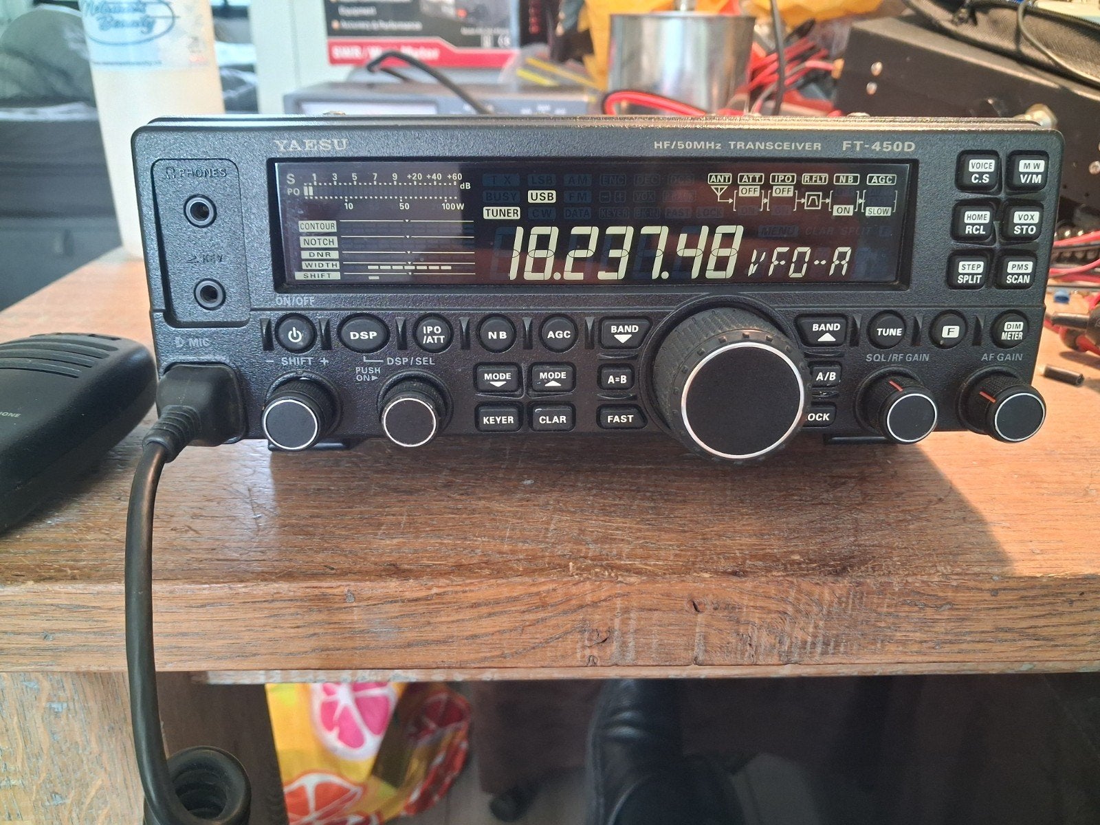 Yaesu FT-450D  HF/50mhz, Telecommunicatie, Zenders en Ontvangers, Ophalen of Verzenden, Zo goed als nieuw