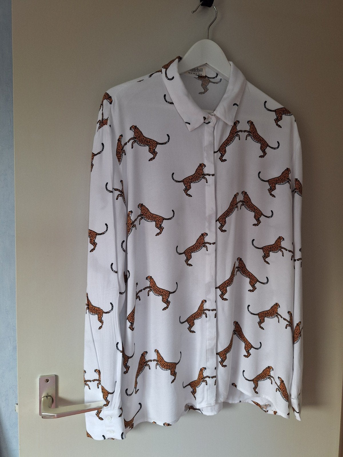 Sugarhill Brighton Blouse met Luipaardprint - Maat 44, Kleding | Dames, Wit, Maat 46/48 (XL) of groter, Sugarhill Brighton, Ophalen of Verzenden