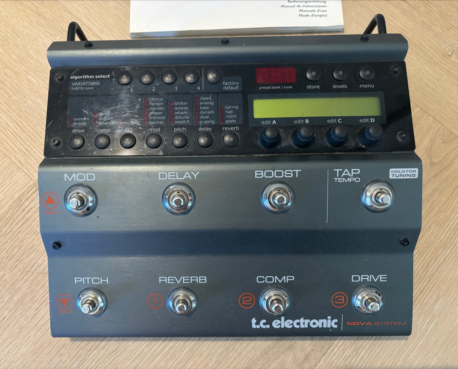 TC Electronic Nova System - Multi-effect gitaarpedaal, Ophalen of Verzenden, Gebruikt, Delay of Echo