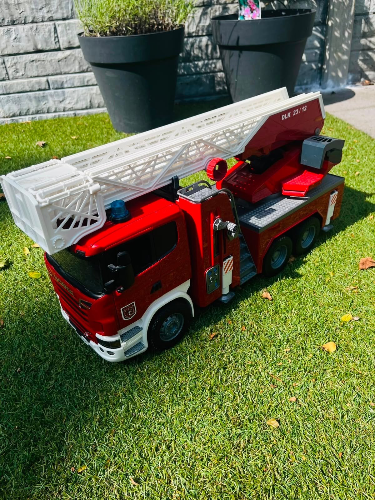 Bruder Scania Brandweerauto met Zwaailichten en Geluid, Kinderen en Baby's, Speelgoed | Speelgoedvoertuigen, Ophalen, Gebruikt