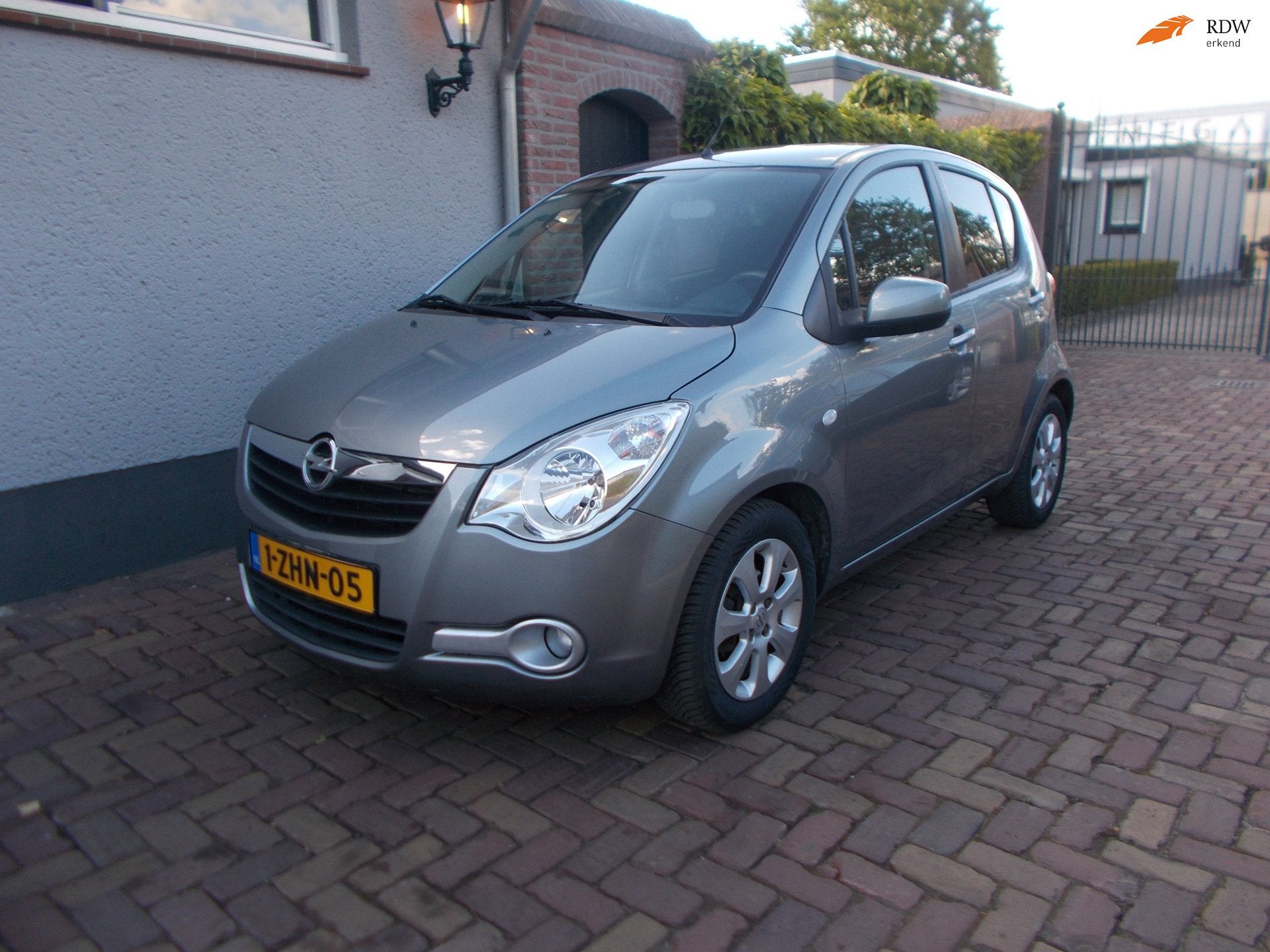 Opel Agila 1.2 Editionautomaat....km 91 dkm..airco, Auto's, Stof, 4 cilinders, Origineel Nederlands, Bedrijf