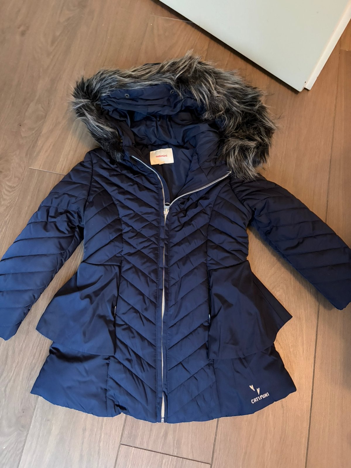 Nieuw Catimini parka jas 4 jaar maat 104, Ophalen of Verzenden, Zo goed als nieuw, Meisje, Jas