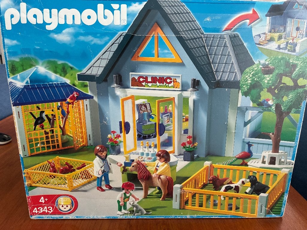 playmobil dierenkliniek nummer 4343, Kinderen en Baby's, Speelgoed | Playmobil, Ophalen, Zo goed als nieuw
