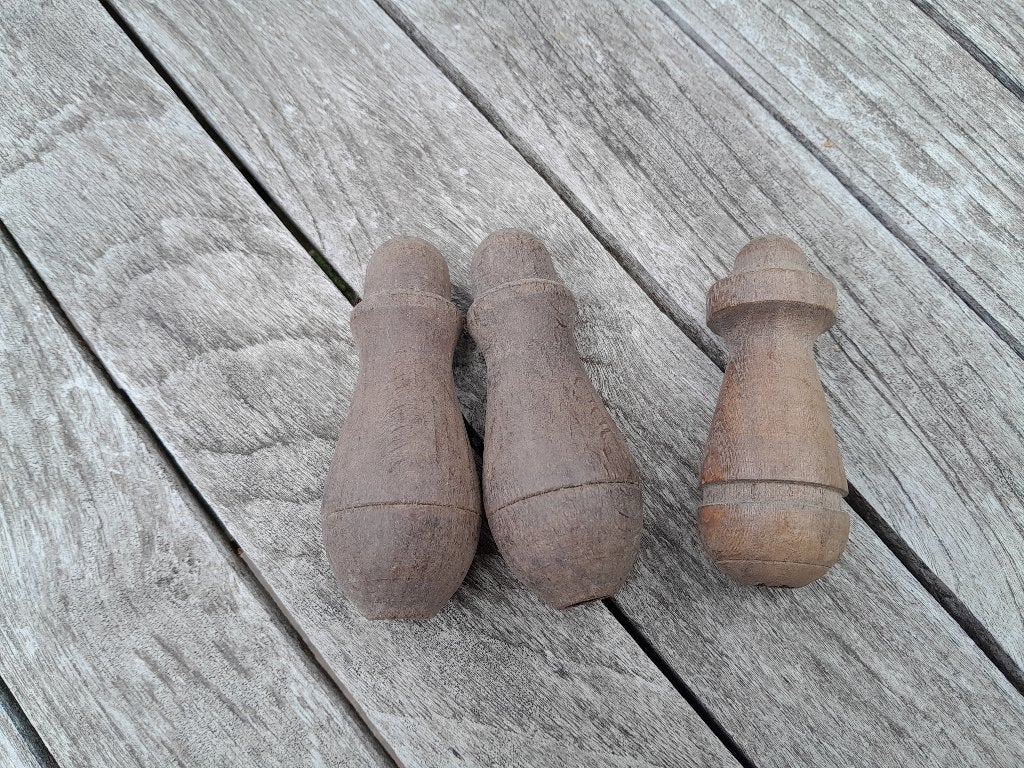 ~ Oude Houten Wc-Trekkers, Ophalen of Verzenden