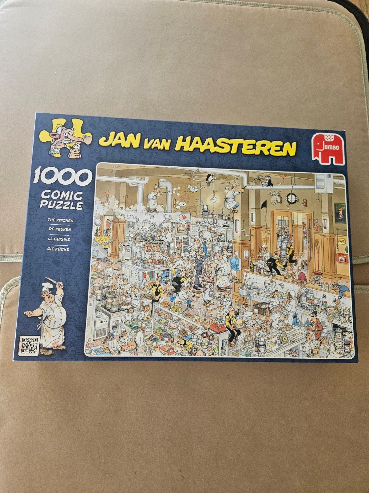 Jan van Haasteren, de keuken, 1000 stukjes, Ophalen, 500 t/m 1500 stukjes, Zo goed als nieuw