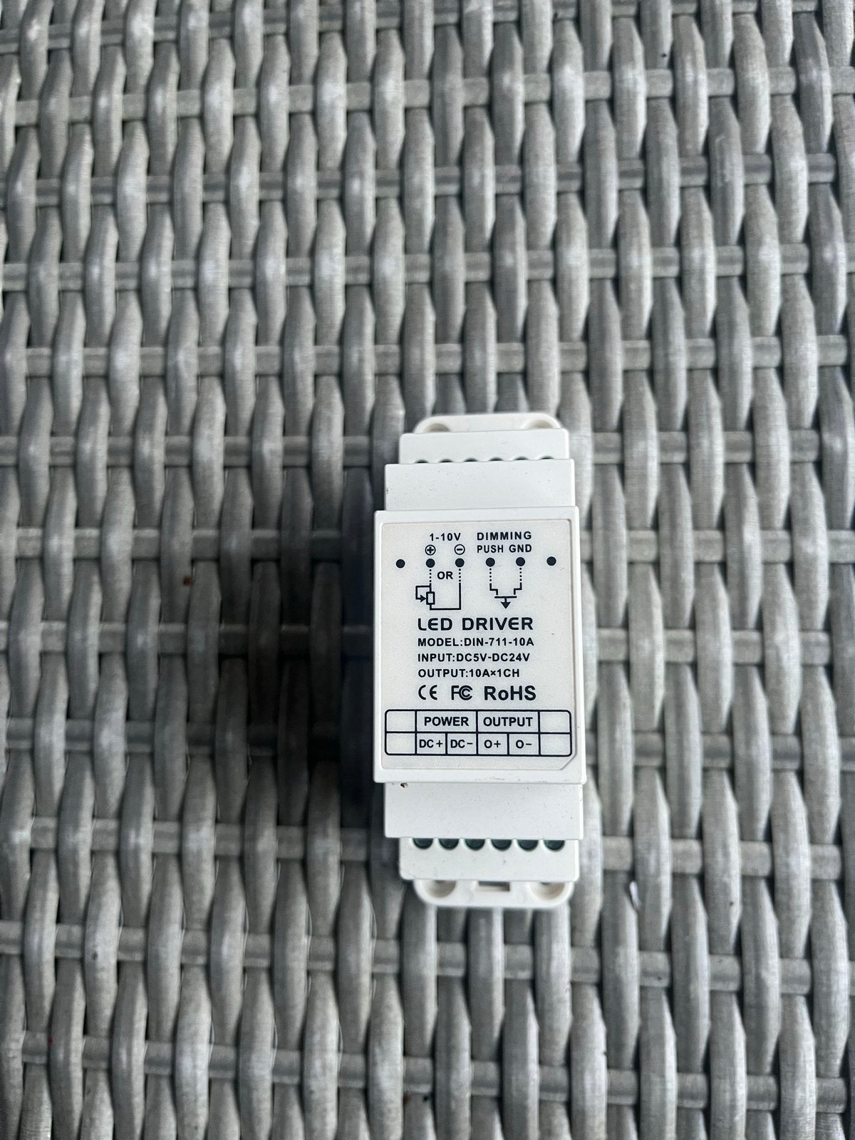 LED Driver Dimmer DIN-711-10A - Nieuw, Ophalen of Verzenden, Nieuw, Overige merken, Overige typen