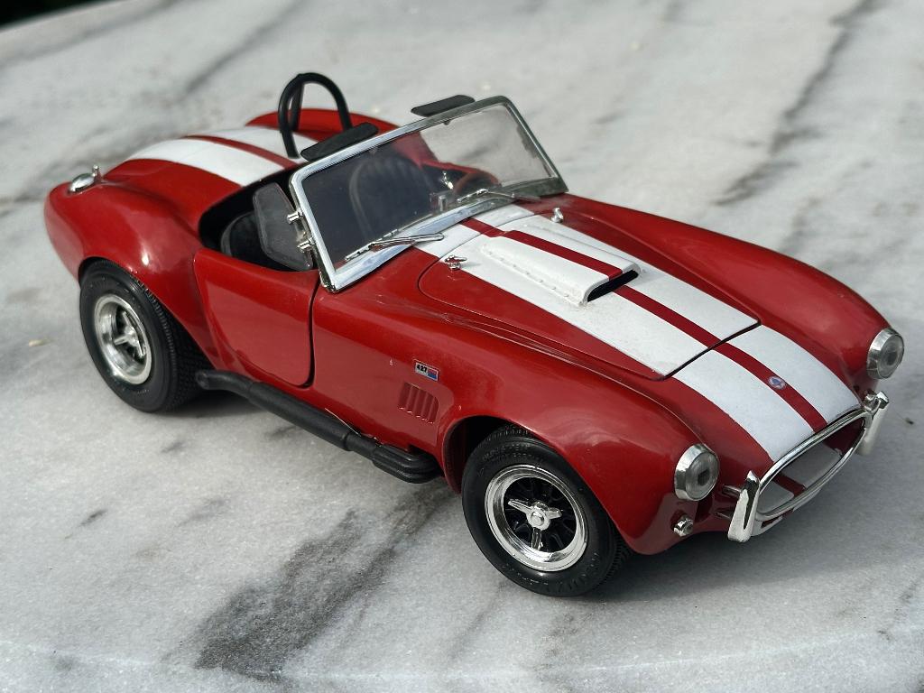 Shelby Cobra 427, ERTL 1 op 18, Ophalen of Verzenden, Zo goed als nieuw, Auto, ERTL