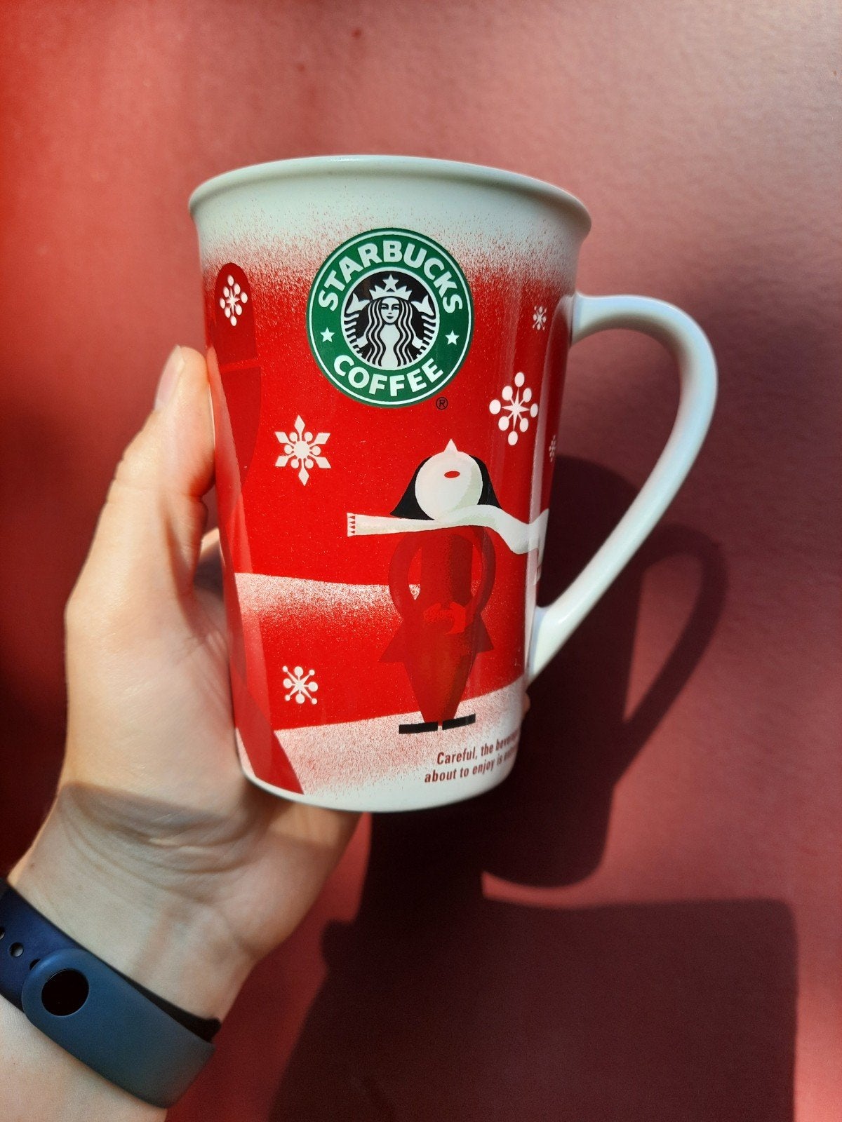 Starbucks Kerstmok 2010 "Stories Are Gifts" 355 ml, Ophalen of Verzenden, Gebruikt