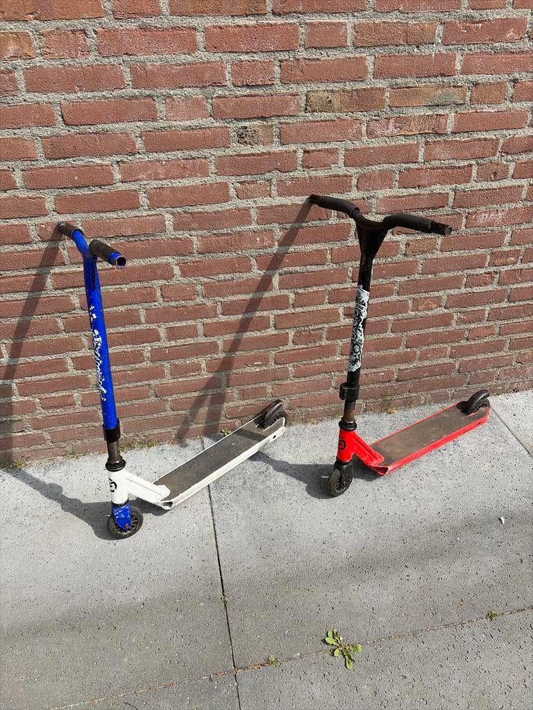 2 Oxelo steps - gebruikt met stunt beschadigingen, Ophalen of Verzenden, Gebruikt, Gewone step