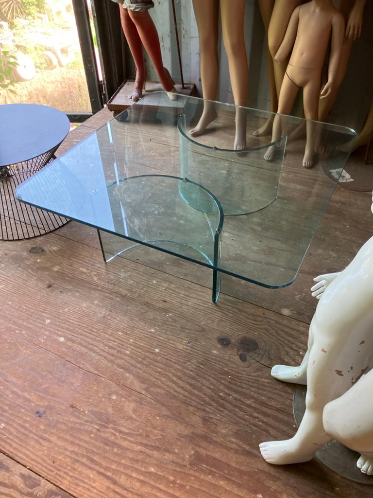 GALOTTI en RADICE glazen salontafel, Antiek en Kunst, Kunst | Designobjecten, Ophalen