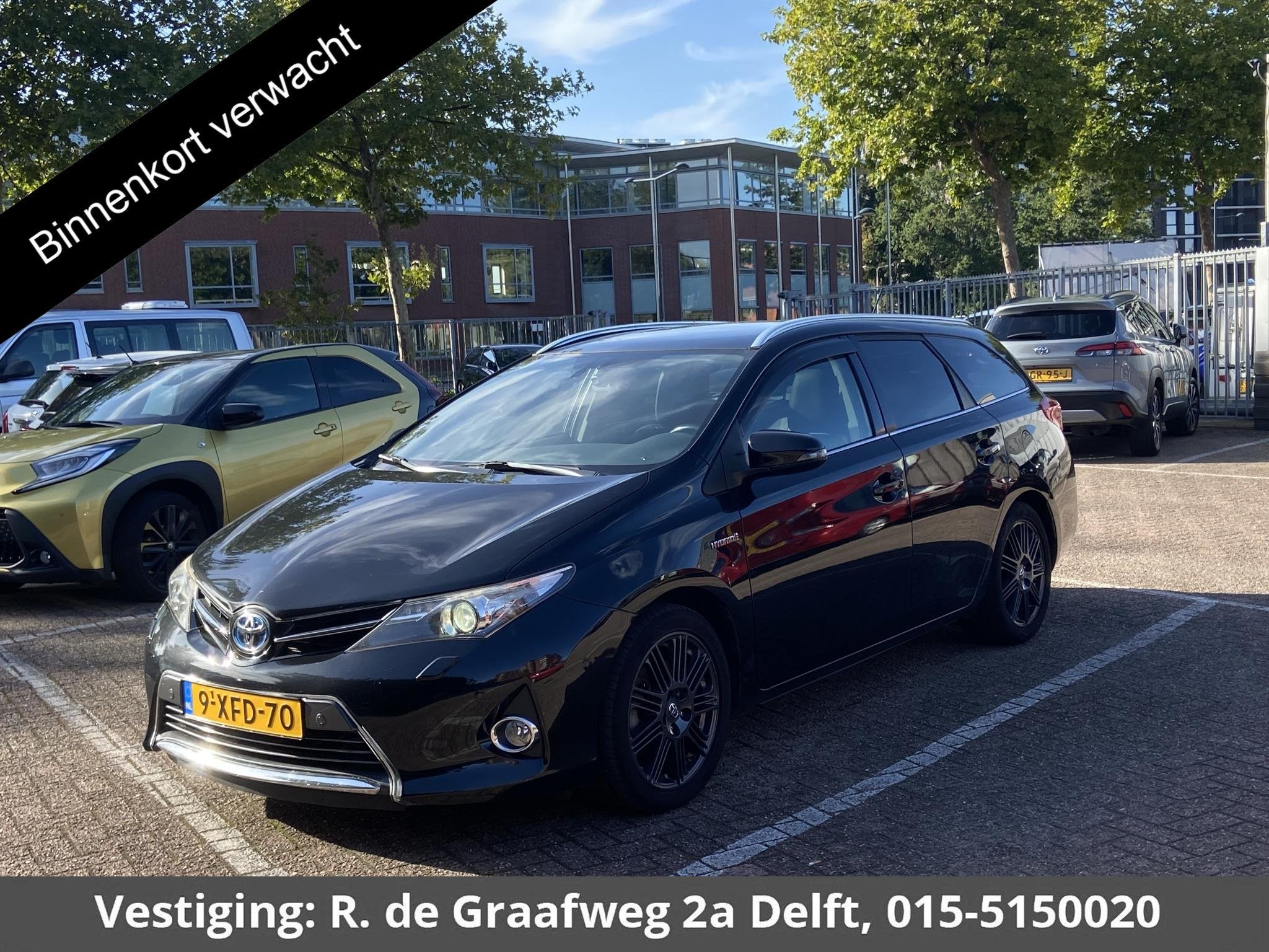 Toyota Auris Touring Sports 1.8 Hybrid Lease Leer | Stoelver, 136 pk, Gebruikt, Euro 6, Zwart