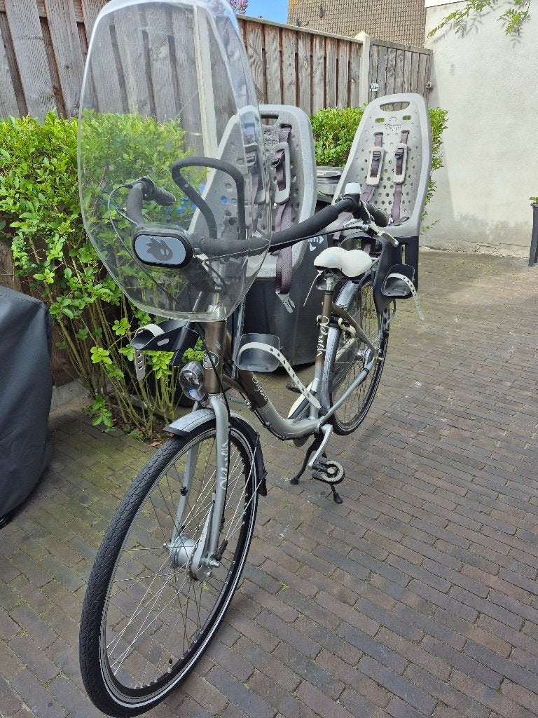 Puch elegance moederfiets mamafiets incl stoeltjes, Fietsen en Brommers, Fietsen | Dames | Moederfietsen, 2 zitjes, Gebruikt, Ophalen