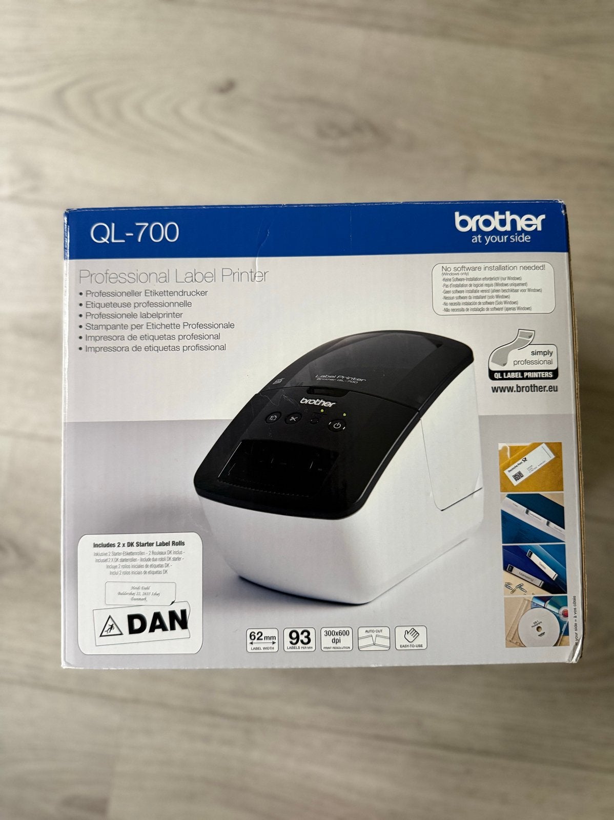 Brother QL-700 Professionele Labelprinter - Zo goed als nieu, Zwart-en-wit printen, Printer, Ophalen of Verzenden, Zo goed als nieuw
