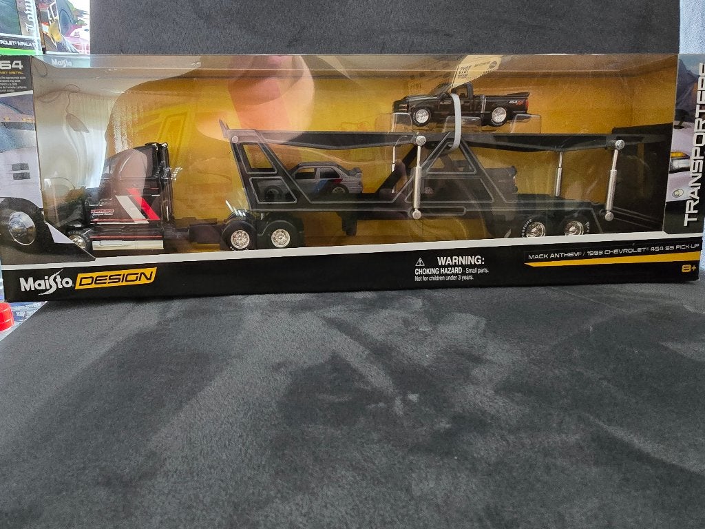 Mack Anthem Truck & Chevrolet 454 SS Pick-Up Maisto 1:64, Christian@diecastcompany.nl, Diecast Company, Nieuw, Ophalen of Verzenden