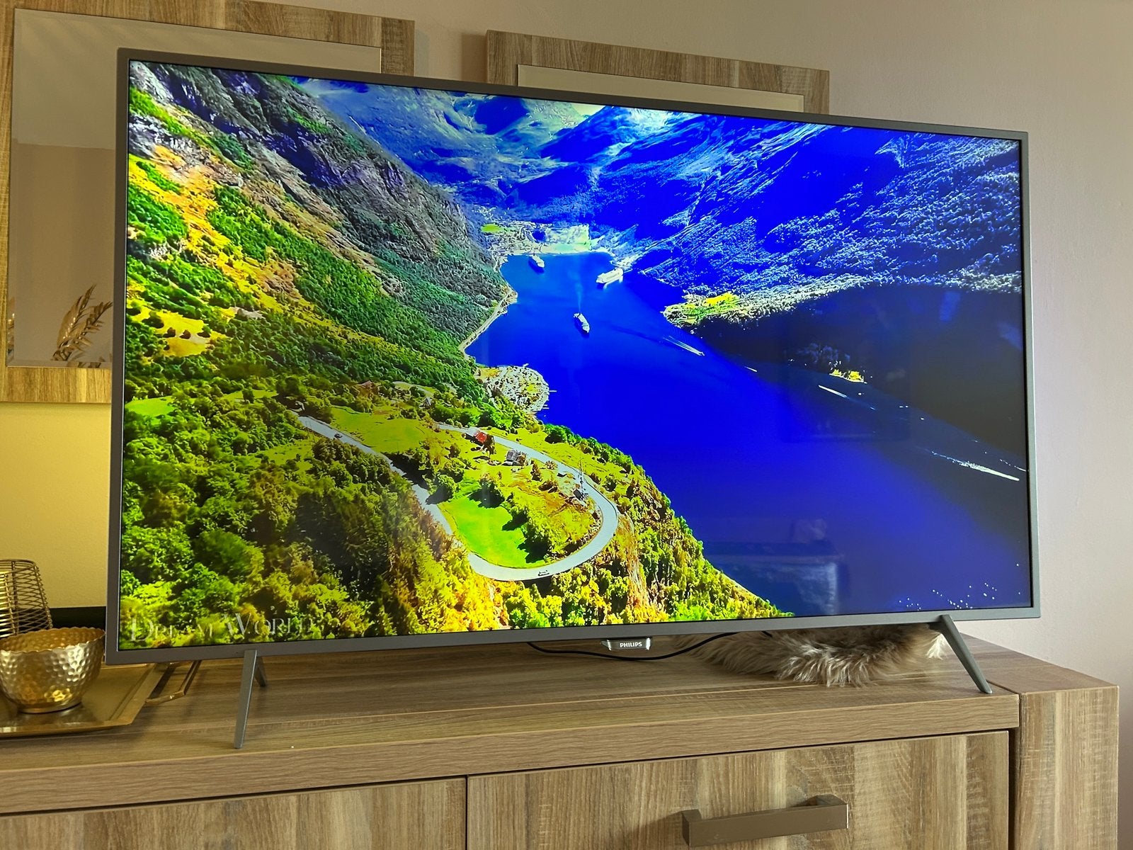 Philips Smart TV 49 inch 4K Ambilight, Ophalen, Philips, Gebruikt, 50 Hz