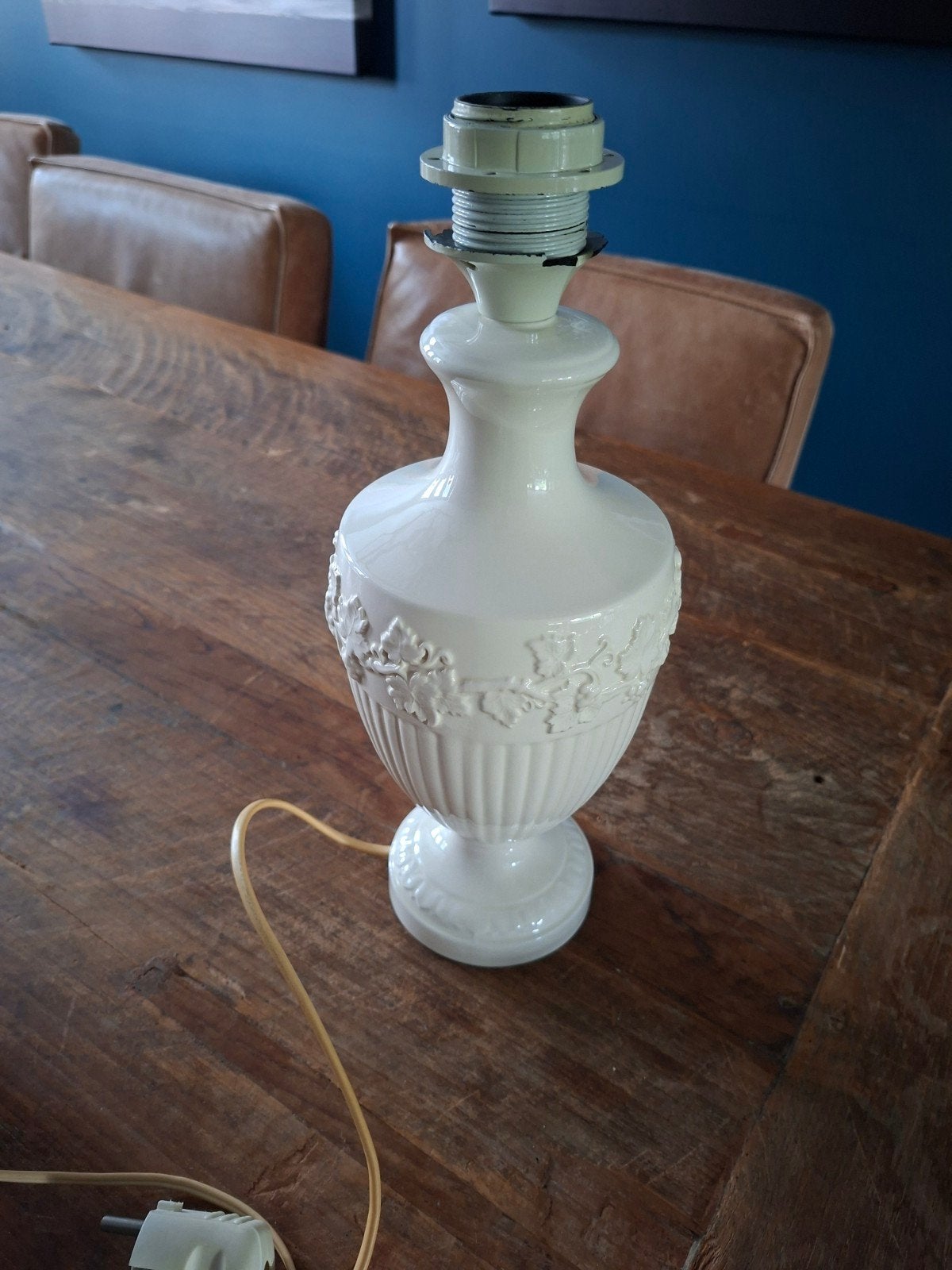Wegdwood Edme lampvoet, Huis en Inrichting, 30 tot 60 watt, Gebruikt, Gloeilamp, E27 (groot)