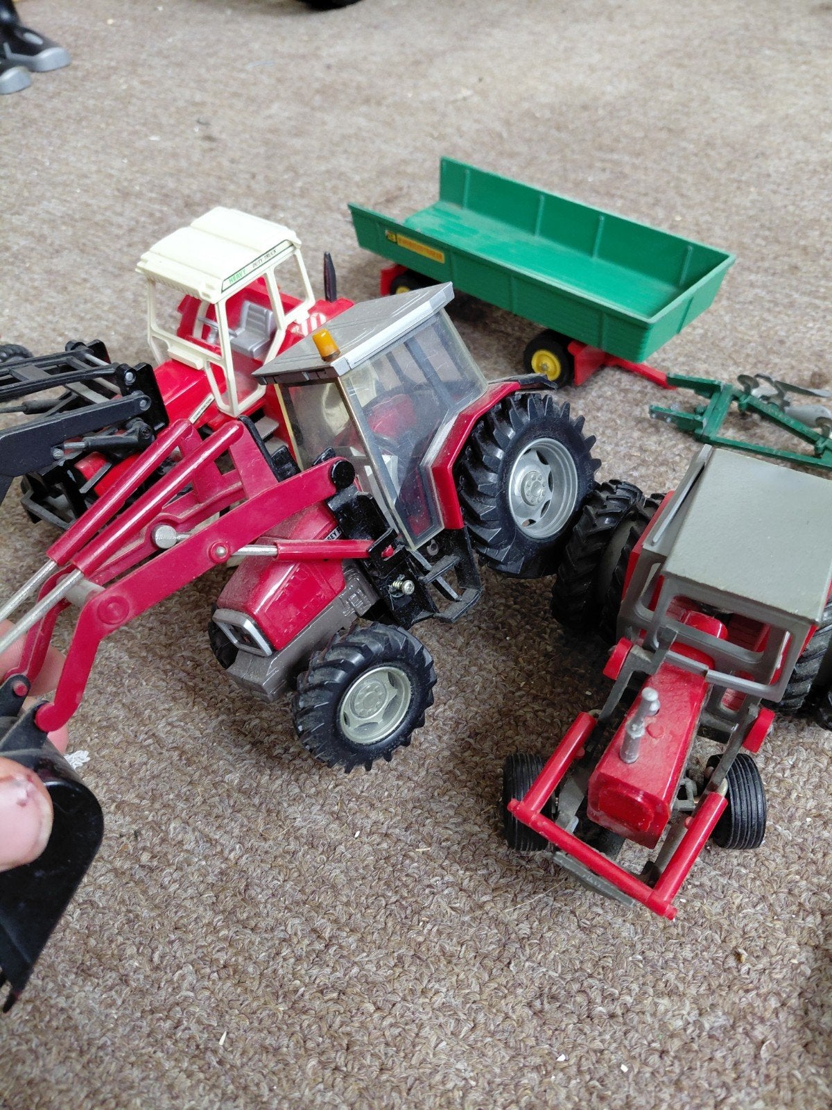 miniatuur trekkers ertl / britains ltd, Hobby en Vrije tijd, Modelauto's | 1:32, Ophalen of Verzenden, Tractor of Landbouw, Britains