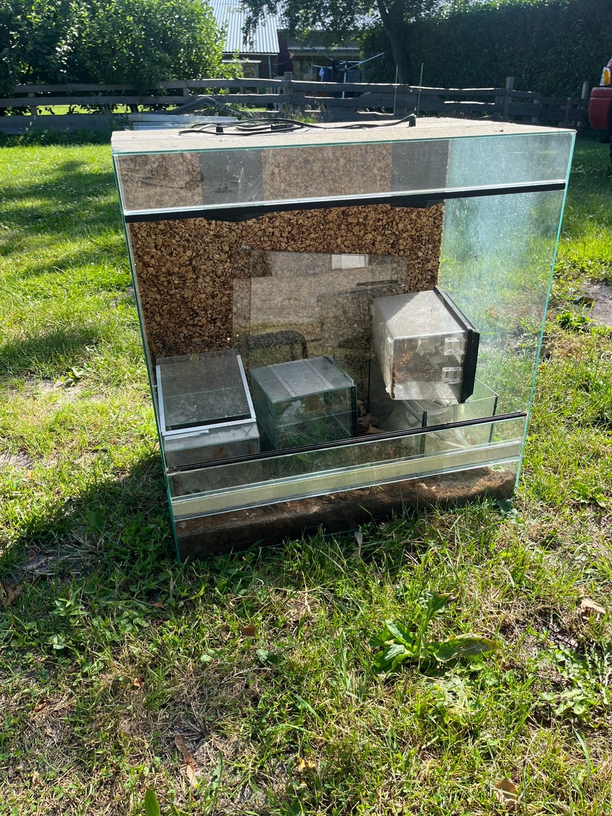 Terrarium, Dieren en Toebehoren, Ophalen, Zo goed als nieuw