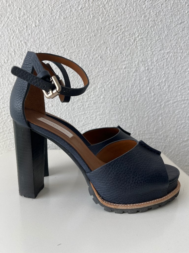 See by Chloé sandalen met hak - Donkerblauw, Sandalen of Muiltjes, Verzenden, Blauw, See by Chloé