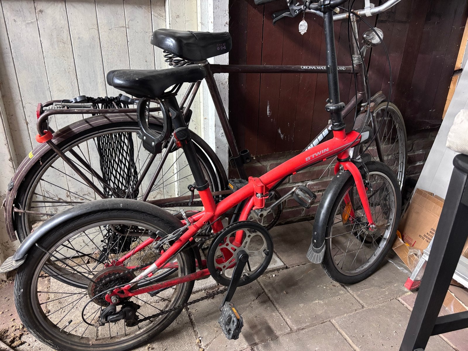 B'Twin opvouwbare fiets - Ideaal voor woon-werkverkeer, Overige merken, 20 inch of meer, Gebruikt, Velgrem