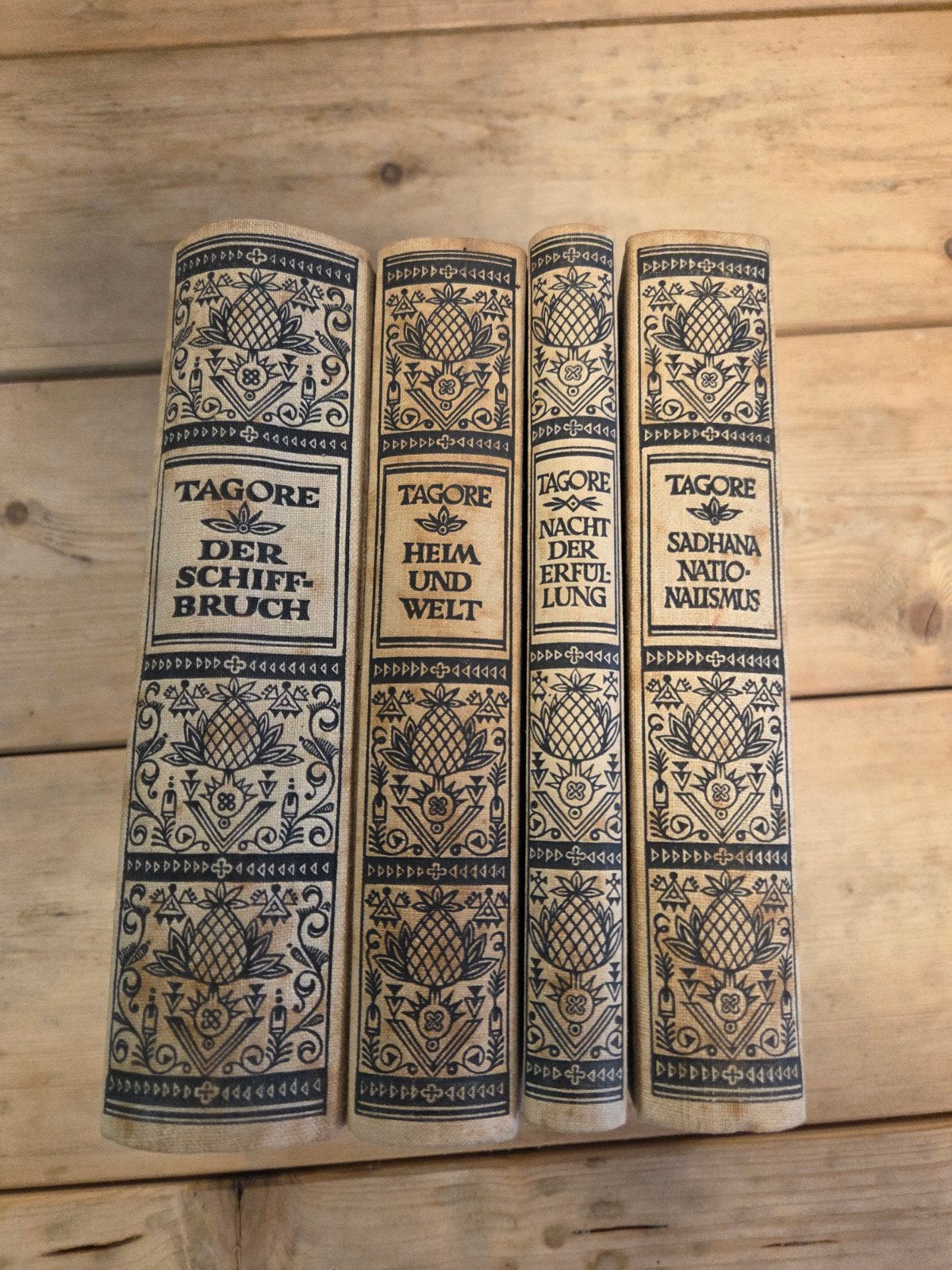 Antieke Duitstalige boekenset Rabindranath Tagore (1921), Ophalen of Verzenden, Rabindranath Tagore