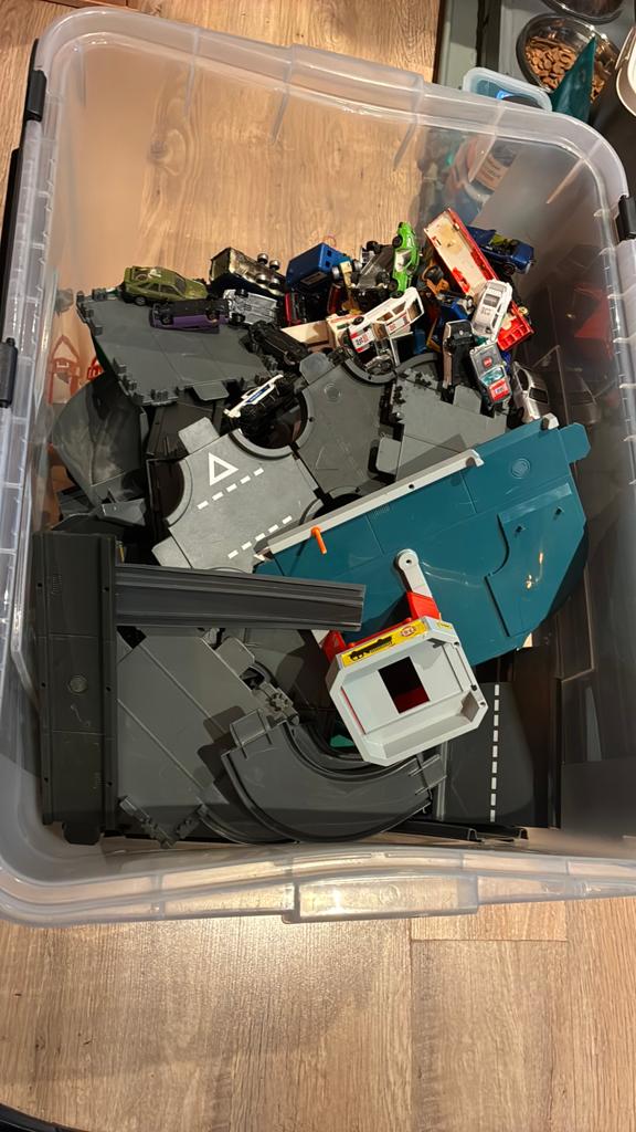 Matchbox motorcity baan., Kinderen en Baby's, Speelgoed | Speelgoedvoertuigen, Ophalen, Gebruikt