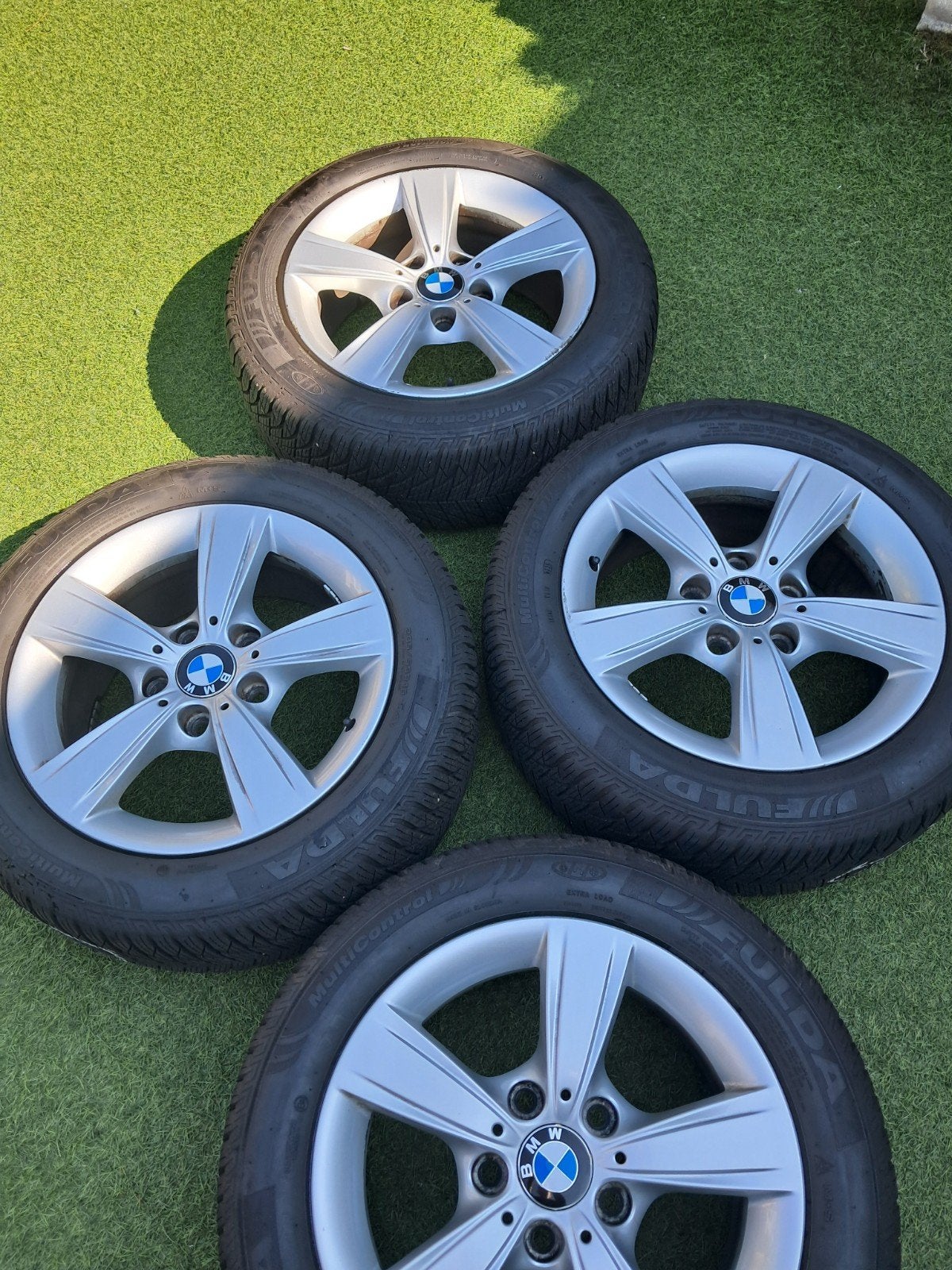 bmw originele 16 inch lichtmetalen velgen met all season ban, Ophalen