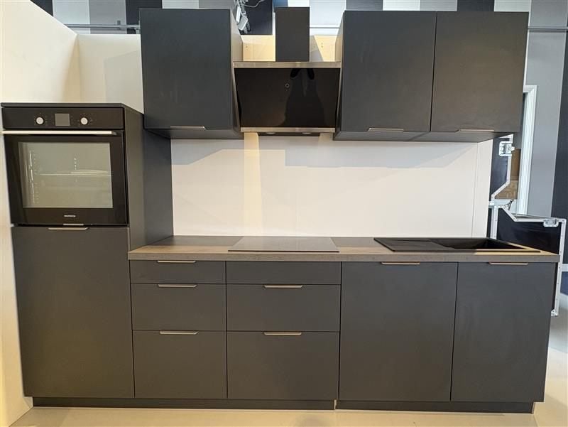 Showroomkeuken Lisa keuken 280cm mat grijs incl. apparatuur, Ophalen, Chenover Straße 5 67117 Limburgerhof, Enkelwandige keuken