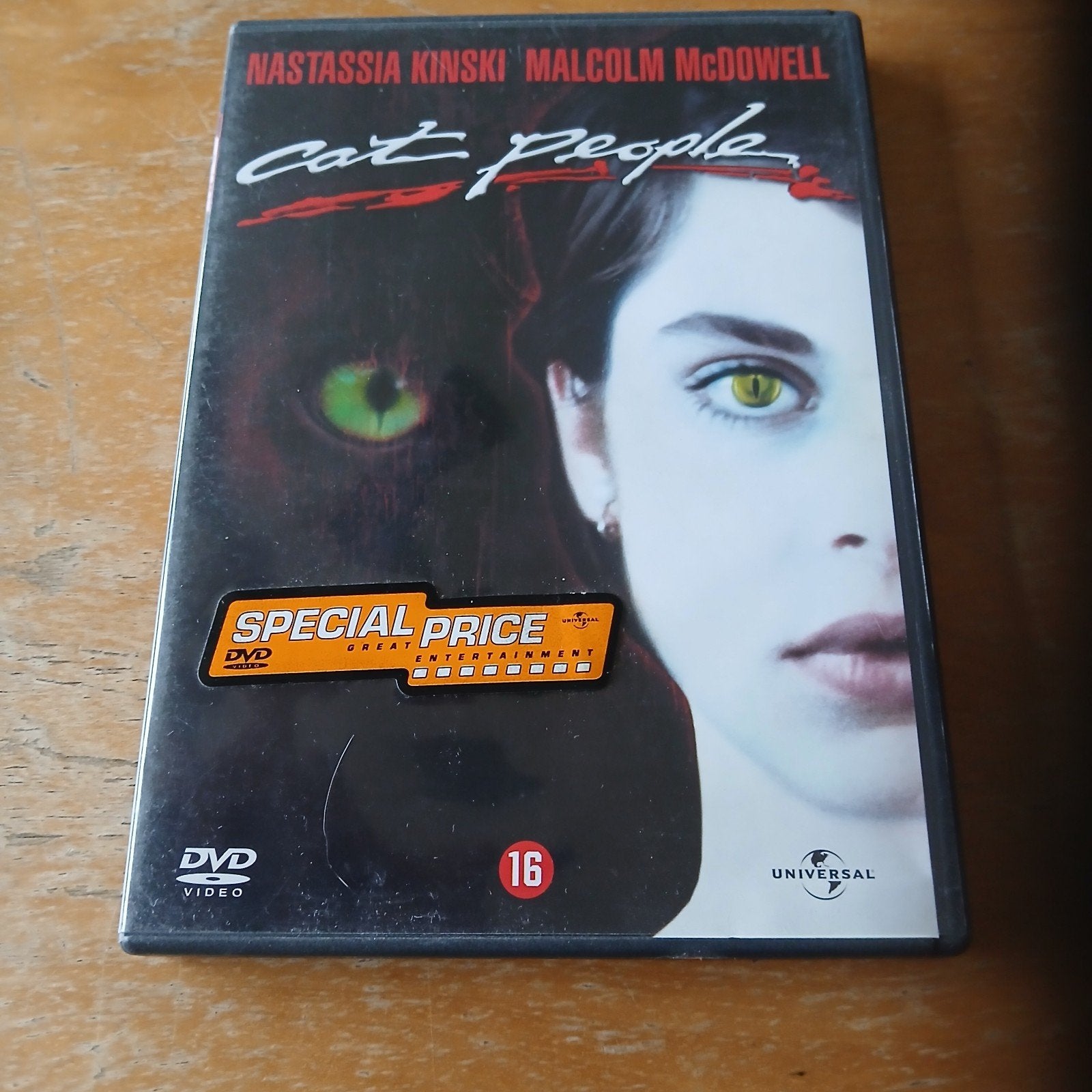 Cat People DVD - Nastassia Kinski, Malcolm McDowell, Vanaf 16 jaar, Ophalen of Verzenden, Gebruikt, Inclusief doosje
