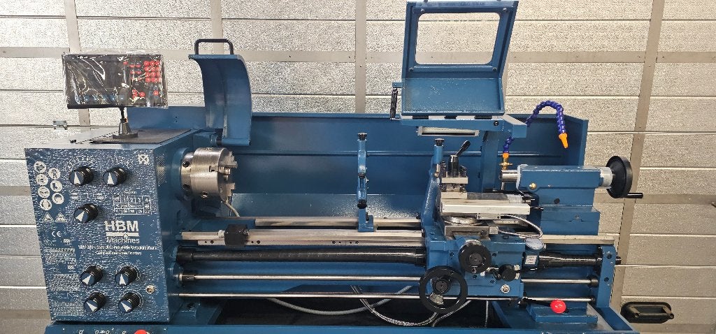 HBM 360 x 1000 Metaaldraaibank - Grote doorlaat 400V - 1,5KW, Ophalen, Zo goed als nieuw, Metaaldraaibank, 500 tot 1000 mm