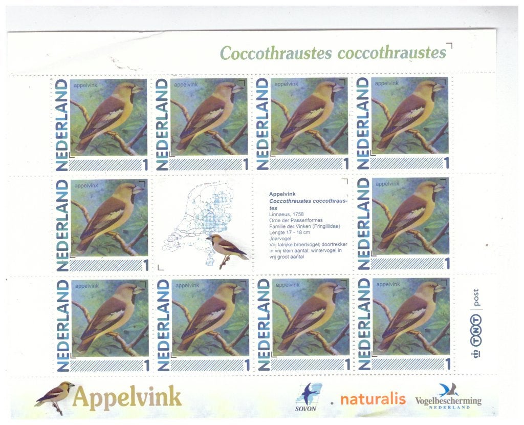 persoonlijke zegels Vogels (Velletjes), Ophalen of Verzenden, Na 1940, Postfris