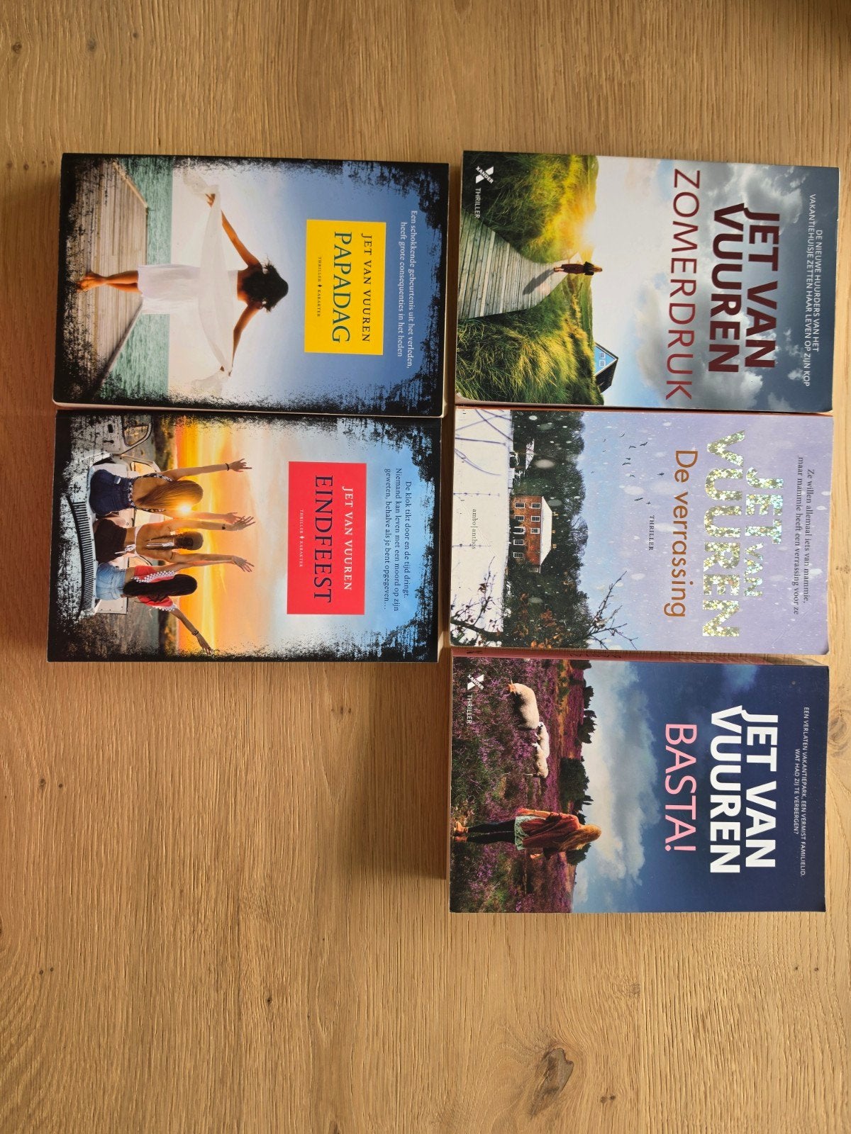 Jet van Vuuren Thriller Boeken (5 stuks), Ophalen of Verzenden, Gelezen, Jet van Vuuren, Nederland